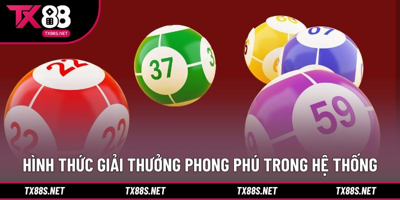 Hình thức giải thưởng phong phú trong hệ thống